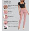 imageHybrid ampamp Company Womens Hyper Ultra Stretch Comfy Skinny Leg Work Casual PantsDusty Rose