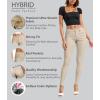imageHybrid ampamp Company Womens Hyper Ultra Stretch Comfy Skinny Leg Work Casual PantsKhaki