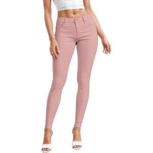 imageHybrid ampamp Company Womens Hyper Ultra Stretch Comfy Skinny Leg Work Casual PantsDusty Rose