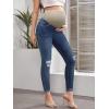 imageHybrid ampamp Company Ultimate Comfort Womens Maternity Slim Fit Stretch JeansMedium Blue1