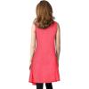 imageHybrid ampamp Company Womens Casual Sleeveless Open Front Drape CardiganNeon Pink
