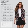 imageHybrid ampamp Company Womens Casual Work Office Blazer Jacket Open Front Shawl with 34 Scrunch Sleeves462059redmul