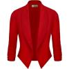 imageHybrid ampamp Company Lightweight Open Front Cardigan Classic Ruched Sleeve Work Office Blazer Suit Jackets1073tred