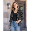 imageHybrid ampamp Company Womens Casual Work Office Blazer Jacket Open Front Shawl with 34 Scrunch Sleeves10827blackIvor