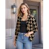 imageHybrid ampamp Company Womens Casual Work Office Blazer Jacket Open Front Shawl with 34 Scrunch Sleeves11394blktau