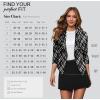 imageHybrid ampamp Company Womens Casual Work Office Blazer Jacket Open Front Shawl with 34 Scrunch Sleeves462059olvmlt