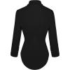 imageHybrid ampamp Company Womens Casual Work High Low Blazer Jacket  JK455901073tblack