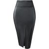 imageHybrid ampamp Company Womens TechnoScuba Stretchy Office Pencil Skirt Made in USA325black