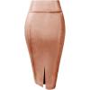 imageHybrid ampamp Company Womens TechnoScuba Stretchy Office Pencil Skirt Made in USACopper