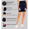 imageLexi Womens Stretch Pencil Skirts with Functional Pockets A Line ampamp Destructed Mini Denim SkirtsIndigo a