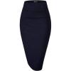 imageHybrid ampamp Company Womens TechnoScuba Stretchy Office Pencil Skirt Made in USA2127navy