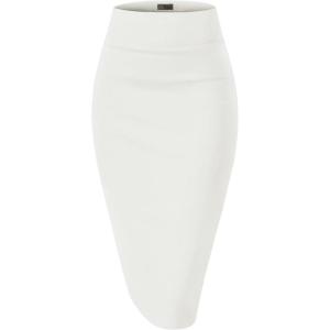 imageHybrid ampamp Company Womens TechnoScuba Stretchy Office Pencil Skirt Made in USA1139ivory