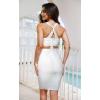 imageHybrid ampamp Company Womens Cross Bandage Fashion Hollow Out Sexy Sleeveless DressDrbd020white