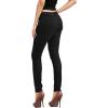 imageHybrid ampamp Company Womens Butt Lift Super Comfy Stretch Ripped Skinny JeansJetblack