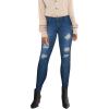 imageHybrid ampamp Company Womens Butt Lift Super Comfy Stretch Ripped Skinny JeansRippedmedium Was