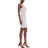 imageHybrid ampamp Company Womens Stylish One Shoulder Knotted Bodycon Straps DressDrbdh243white