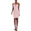 imageHybrid ampamp Company Womens Stylish One Shoulder Knotted Bodycon Straps DressDrbdh243blush