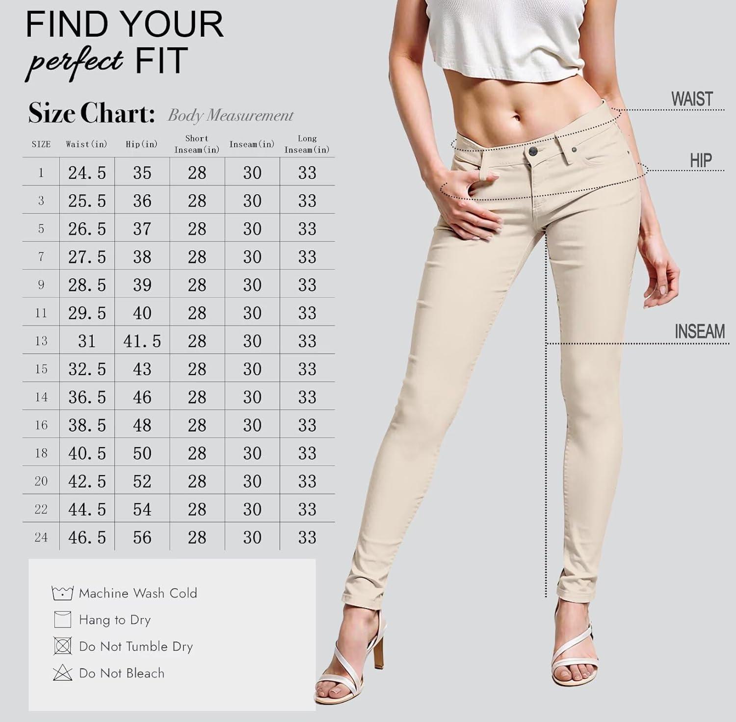 imageHybrid ampamp Company Womens Butt Lift Skinny High Waisted V3 Super Comfy Stretch Denim PantsWinter White