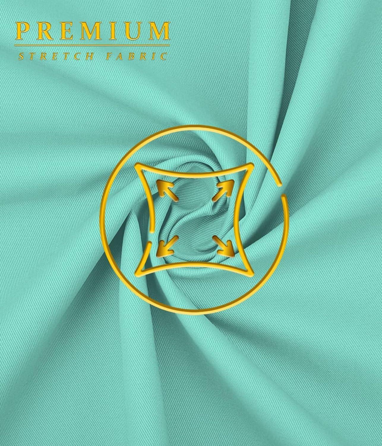 imageHybrid ampamp Company Womens Super Comfy 3 inch Inseam Butt Lifting Stretch TwillDenim ShortsShortmint