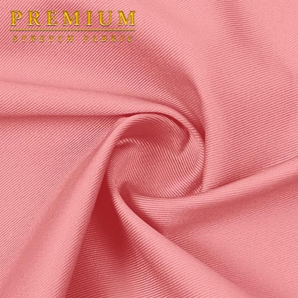 imageHybrid ampamp Company Womens Ultra Stretch Perfectly Shaping Mid Rise Skinny Bermuda Shorts with PocketsBermudablush