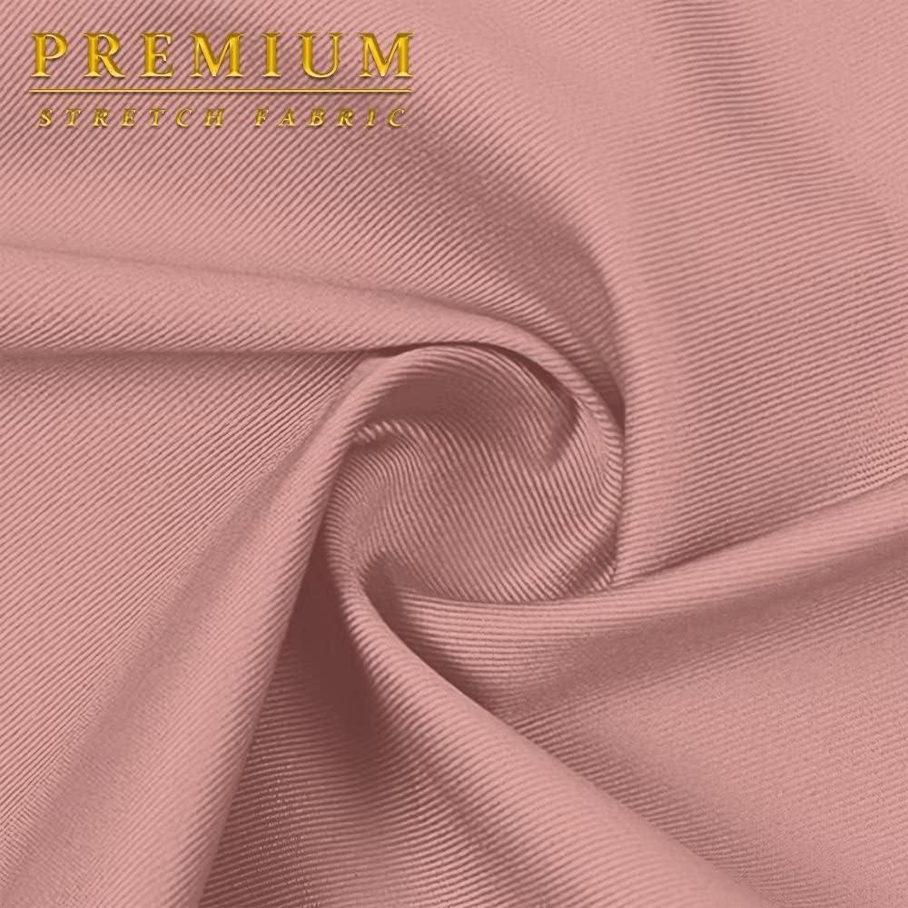 imageHybrid ampamp Company Womens Ultra Stretch Perfectly Shaping Mid Rise Skinny Bermuda Shorts with PocketsBermudadustyrose