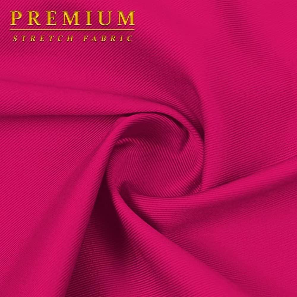 imageHybrid ampamp Company Womens Ultra Stretch Perfectly Shaping Mid Rise Skinny Bermuda Shorts with PocketsBermudafuchsia