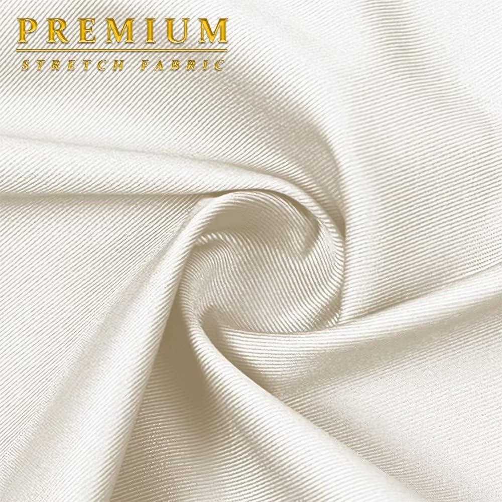 imageHybrid ampamp Company Womens Ultra Stretch Perfectly Shaping Mid Rise Skinny Bermuda Shorts with PocketsBermudaoff White