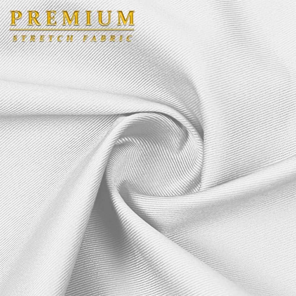 imageHybrid ampamp Company Womens Ultra Stretch Perfectly Shaping Mid Rise Skinny Bermuda Shorts with PocketsBermudawhite