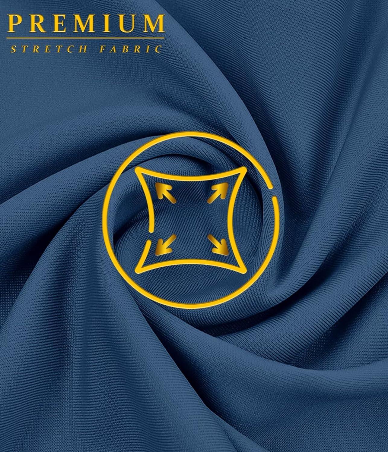 imageHybrid ampamp Company Womens Ultra Stretch Ponte Bootcut Dress Pants  Sleek Pintuck Pull On Faux Pockets Office ampamp CasualNavy