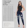 imageHybrid ampamp Company Womens Butt Lift Skinny High Waisted V3 Super Comfy Stretch Denim PantsDestructeddwash