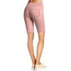 imageHybrid ampamp Company Womens Ultra Stretch Perfectly Shaping Mid Rise Skinny Bermuda Shorts with PocketsBermudadustyrose