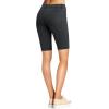 imageHybrid ampamp Company Womens Ultra Stretch Perfectly Shaping Mid Rise Skinny Bermuda Shorts with PocketsCharcoalblack2626bkchr