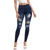 imageHybrid ampamp Company Womens Butt Lift Skinny High Waisted V3 Super Comfy Stretch Denim PantsDestructeddwash