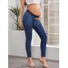 imageHybrid ampamp Company Maternity Womens Super Comfy Ultra Stretch Skinny JeansMedium Blue6