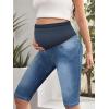 imageHybrid ampamp Company Women Super Comfy Stretch Maternity Bermuda ShortBermudabm5834amedium Was