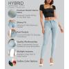 imageHybrid ampamp Company Women Ultimate Comfort Flattering Fit Stretch Skinny JeansBleach