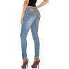 imageHybrid ampamp Company Women Ultimate Comfort Flattering Fit Stretch Skinny JeansDistressedlight Wash
