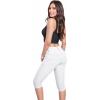 imageHybrid ampamp Company Womens Butt Lift V2 Super Comfy Stretch Denim Skinny JeansCapriwhite