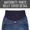 imageHybrid ampamp Company Womens Maternity Denim Shorts Over The Belly Comfy Skinny Bermuda JeansBermudabm5471grskmedium Was