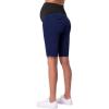 imageHybrid ampamp Company Womens Maternity Denim Shorts Over The Belly Comfy Skinny Bermuda JeansBermudanavy
