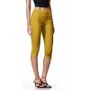 imageHybrid ampamp Company Womens Super Comfy Stretch Pull On Millennium Twill Capri ShortsCaprimustard