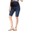 imageHybrid ampamp Company Women Super Comfy Stretch Maternity Bermuda ShortBermudadarkwash