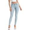 imageHybrid ampamp Company Women Ultimate Comfort Flattering Fit Stretch Skinny JeansBleach