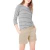 imageHybrid ampamp Company Womens Bermuda Walking Shorts Stretch 7 inch Inseam Super ComfyTwillkhaki