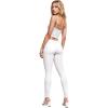 imageHybrid ampamp Company Womens Super Stretch Comfy Denim Skinny JeansWhite