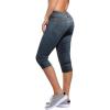 imageHybrid ampamp Company Womens Ultra Stretch Mid Rise Skinny Capri Pants with PocketsDenim Medium Blu