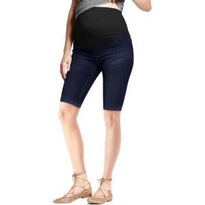 imageHybrid ampamp Company Women Super Comfy Stretch Maternity Bermuda ShortBermudabm4822srinse Wash