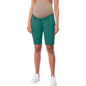 imageHybrid ampamp Company Women Super Comfy Stretch Maternity Bermuda ShortBermudajade