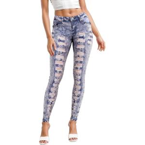 imageHybrid ampamp Company Women Ultimate Comfort Flattering Fit Stretch Skinny JeansBlueacid