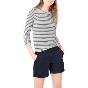 imageHybrid ampamp Company Womens Bermuda Walking Shorts Stretch 7 inch Inseam Super ComfyDenimdark Wash